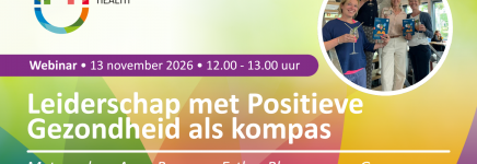 Webinar 13 november: Leiderschap met Positieve Gezondheid als kompas